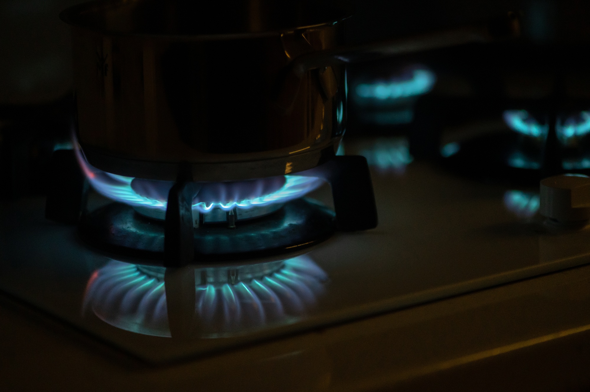 Fire From Gas Kitchen Stove